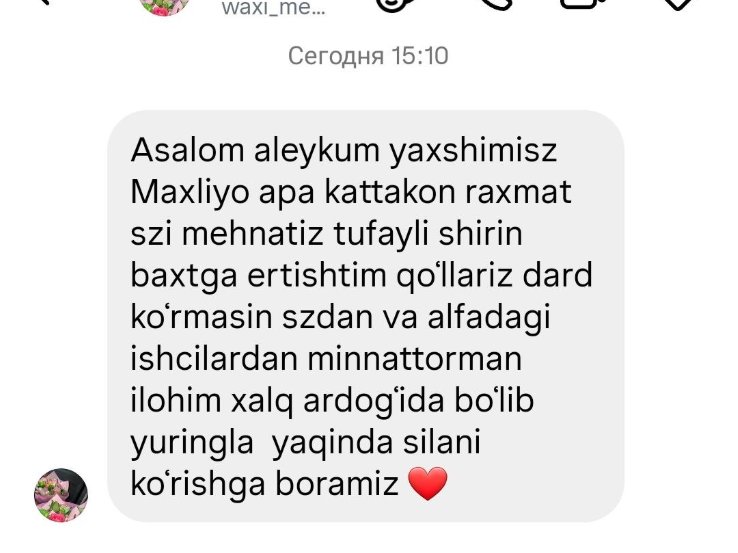 Mijozlar fikri